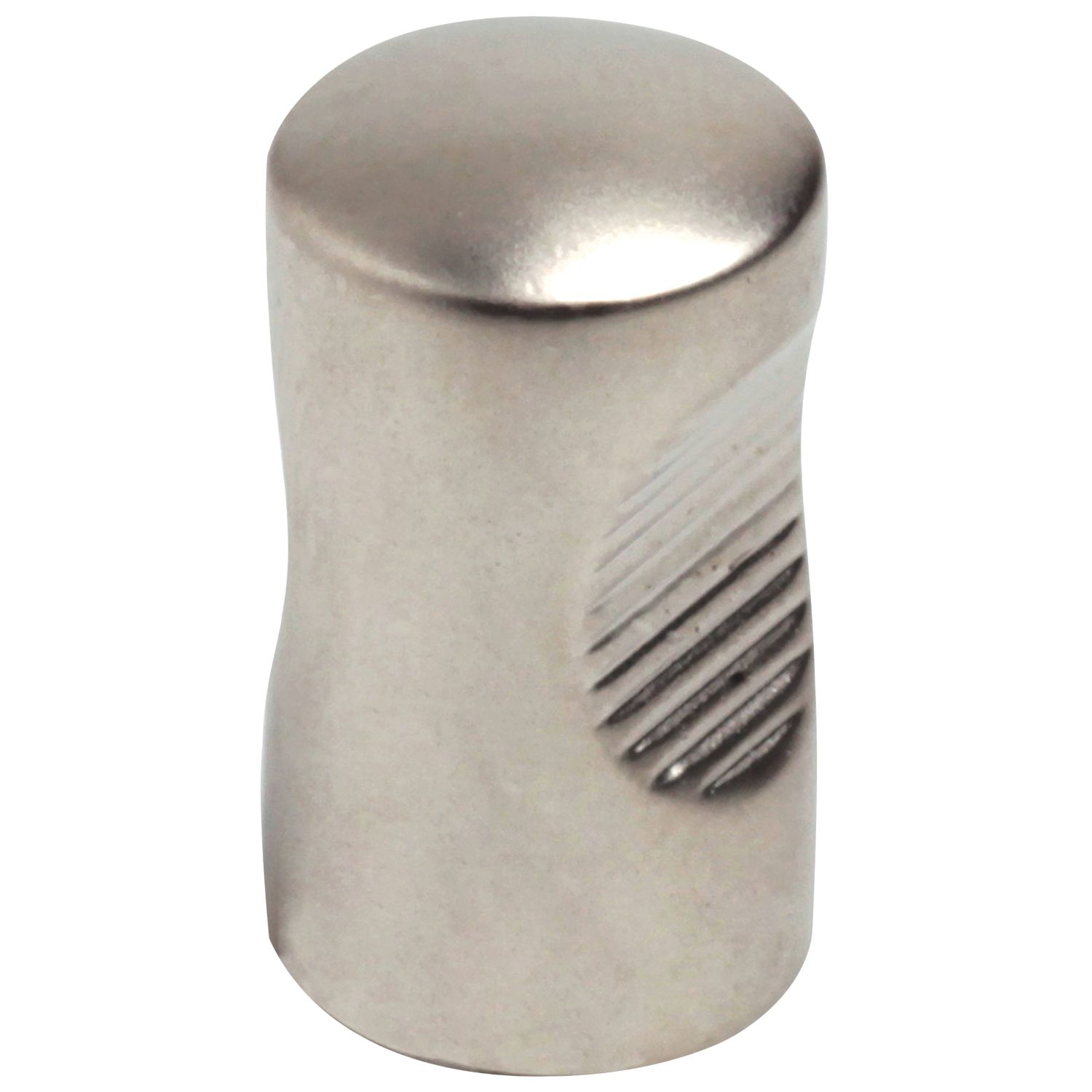 Essentials Decorative Round Peg Cabinet Knobs Matt Nickel 14mm 2 Pack (247HP)