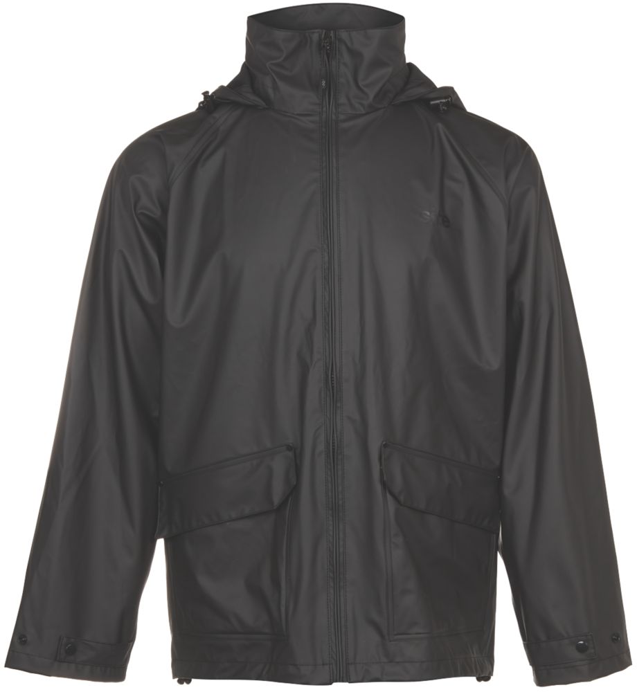 Site  Waterproof Jacket Black X Large Size 55" Chest