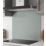 Wilsonart  Brushed Steel/Brushed Titanium Wide Hob Splashback 900mm x 800mm x 4mm