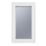 Crystal  Left-Hand Opening Frosted Double-Glazed Casement White uPVC Window 610mm x 1040mm