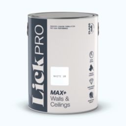LickPro Max+ 5Ltr White 10 Eggshell Emulsion  Paint