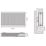Flomasta 700mm x 1200mm 7909BTU White Type 22 Convector Radiator