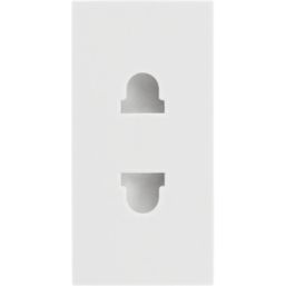 British General EMEUSW 16A Unswitched Modular Socket White