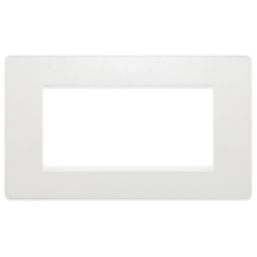 British General Evolve 1-Module Modular Faceplate Pearlescent White