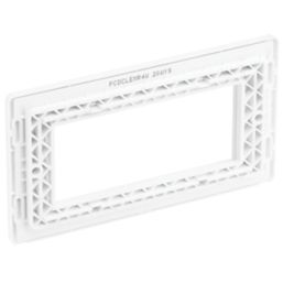 British General Evolve 1-Module Modular Faceplate Pearlescent White