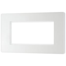 British General Evolve 1-Module Modular Faceplate Pearlescent White