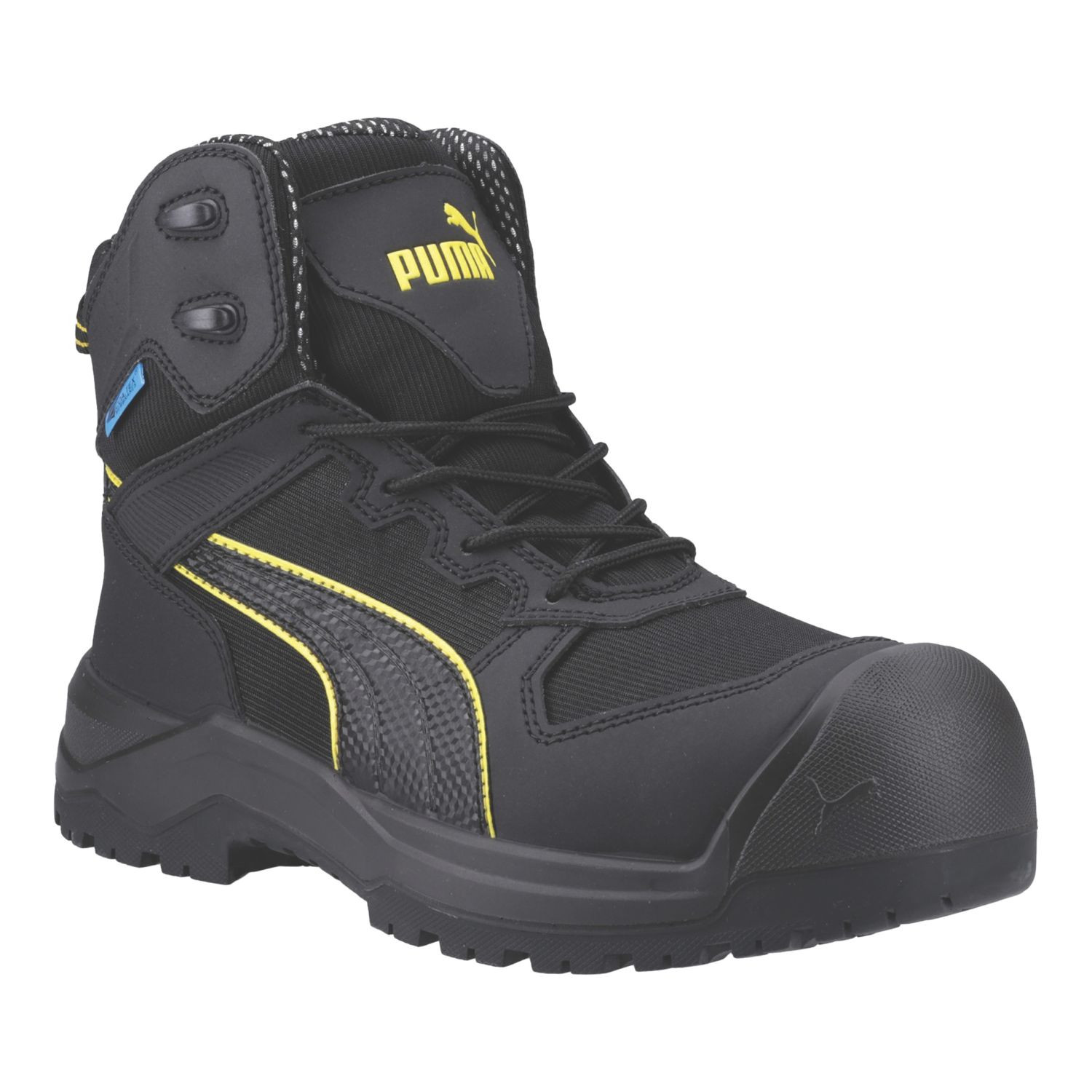 Puma Rock Heavy Duty Size 8 Black Waterproof Safety Boots (247XP)