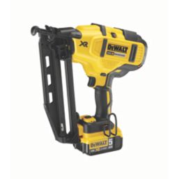 DEWALT DCN660P2-GB 63mm 18V 2 x 5.0Ah Li-Ion XR Brushless Second Fix Cordless Nail Gun
