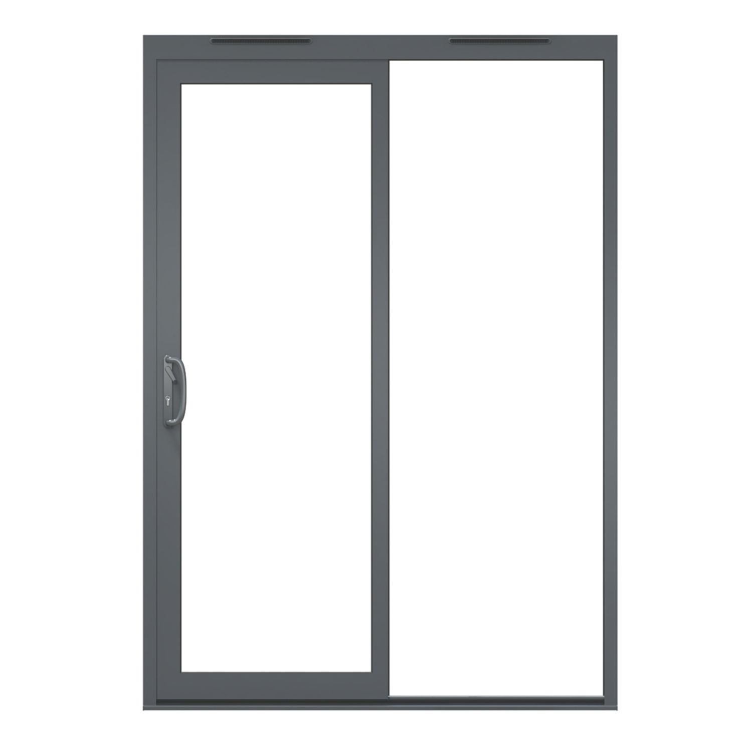 Green & Taylor Left-Handed Grey Metal Sliding Patio Door 2090mm x 1490mm (248CT)