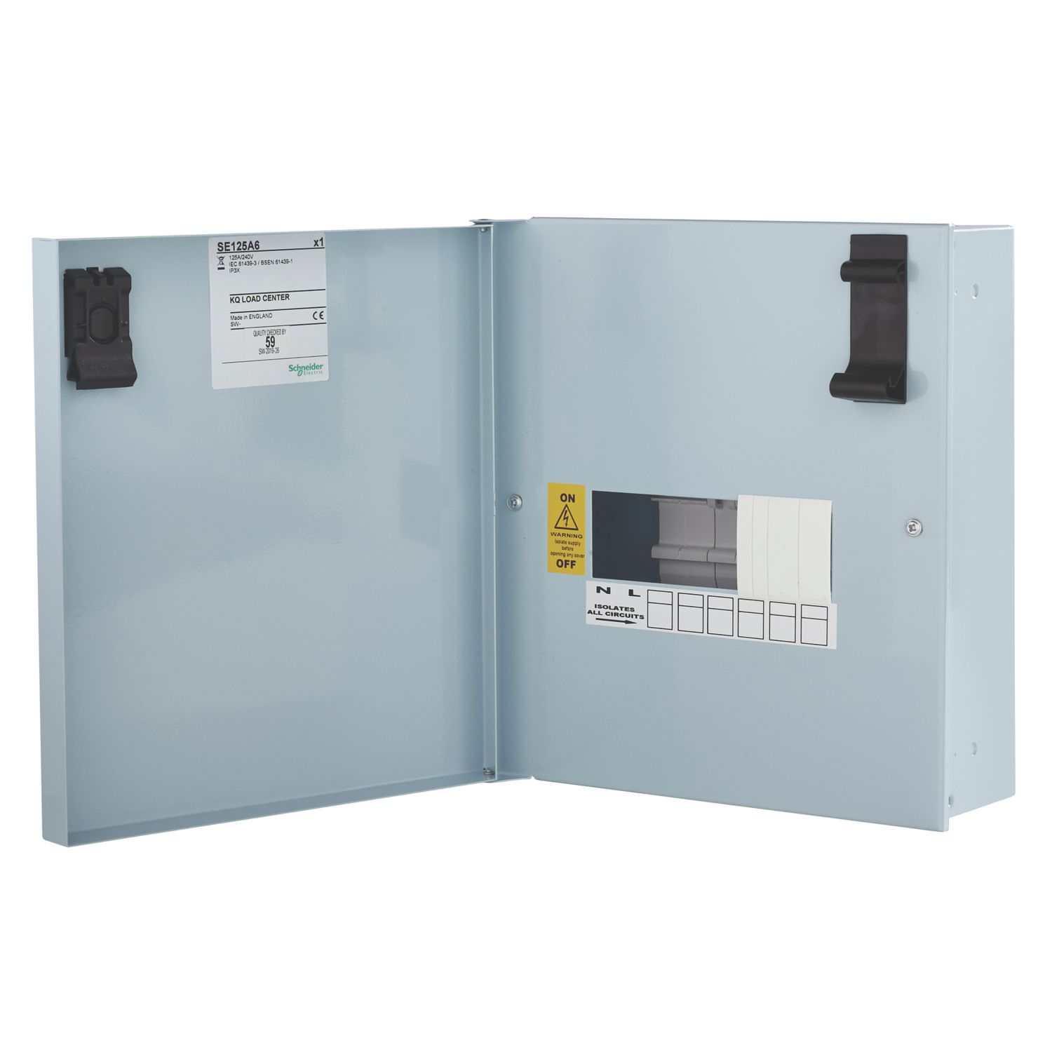 Schneider Electric KQ 6-Way Non-Metered Type A Distribution Board (248HV)