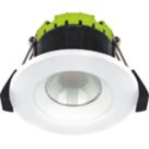 Luceco FTYPE COMPACT Fixed Cylinder Fire Rated LED Downlight White 6W 600lm
