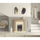 Be Modern Dunswood Electric Bayden Inset Fire Oak-Effect 1070mm x 330mm x 1123mm