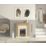 Be Modern Dunswood Electric Bayden Inset Fire Oak-Effect 1070mm x 330mm x 1123mm