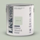 LickPro 2.5Ltr Green 09 Satin Water-Based Trim Paint