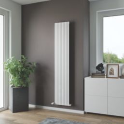 Ximax George 1800mm x 345mm 2649BTU White Vertical Designer Radiator