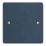 Varilight  1-Gang Blanking Plate Midnight Blue