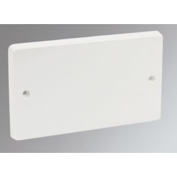 Crabtree Capital 2-Gang Blanking Plate White