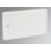 Crabtree Capital 2-Gang Blanking Plate White