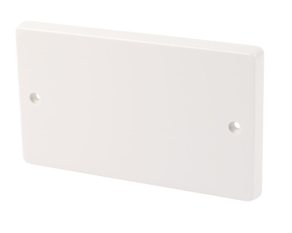 Crabtree Capital 2-Gang Blanking Plate White