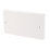 Crabtree Capital 2-Gang Blanking Plate White