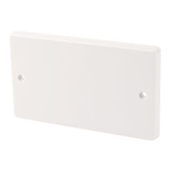 Crabtree Capital 2-Gang Blanking Plate White