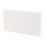 Crabtree Capital 2-Gang Blanking Plate White