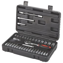 1/4" Drive Standard Socket Set  38 Pieces