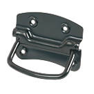 Chest Handles 105mm Black Powder-Coated 2 Pack