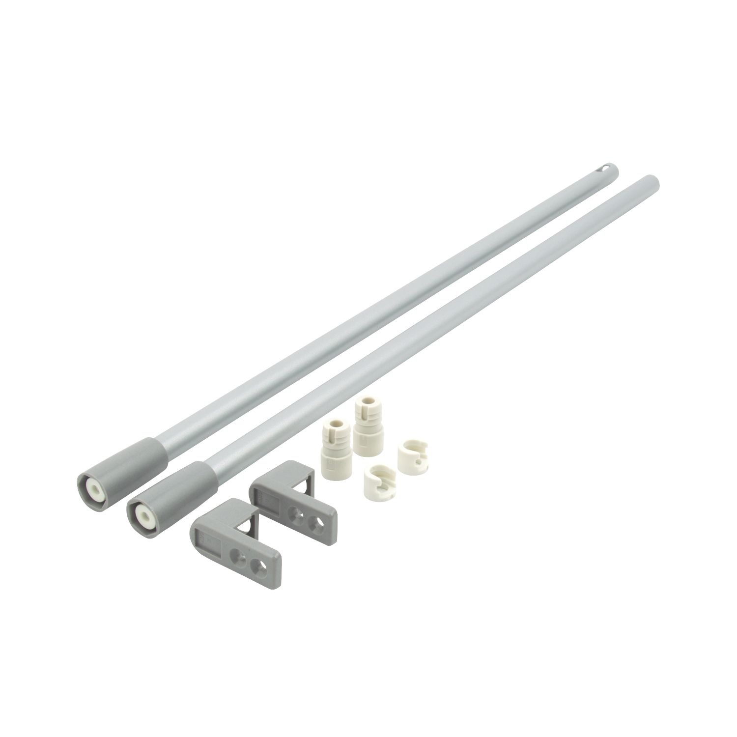 Hafele Drawer Rail Set Grey 450mm 2 Pack (2498V)