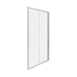 Fit Quick Framed Rectangular Sliding Shower Door Chrome 1200mm x 1850mm