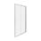 Fit Quick Framed Rectangular Sliding Shower Door Chrome 1200mm x 1850mm