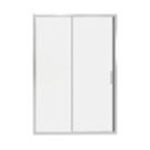 Fit Quick Framed Rectangular Sliding Shower Door Chrome 1200mm x 1850mm