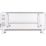 Masterplug Auraline 2000W Electric Glass Panel Heater 430mm x 920mm White 6824BTU