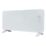 Masterplug Auraline 2000W Electric Glass Panel Heater 430mm x 920mm White 6824BTU