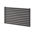 Ximax Fortuna 584mm x 1200mm 2587BTU Black / Silver Horizontal Designer Radiator