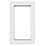 Crystal  Left-Hand Opening Clear Double-Glazed Casement White uPVC Window 610mm x 1040mm
