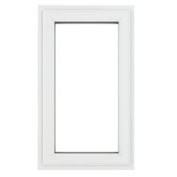 Crystal  Left-Hand Opening Clear Double-Glazed Casement White uPVC Window 610mm x 1040mm