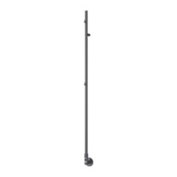Reina 1500mm x 22mm 119BTU Gunmetal Pole Electric Towel Rail Radiator