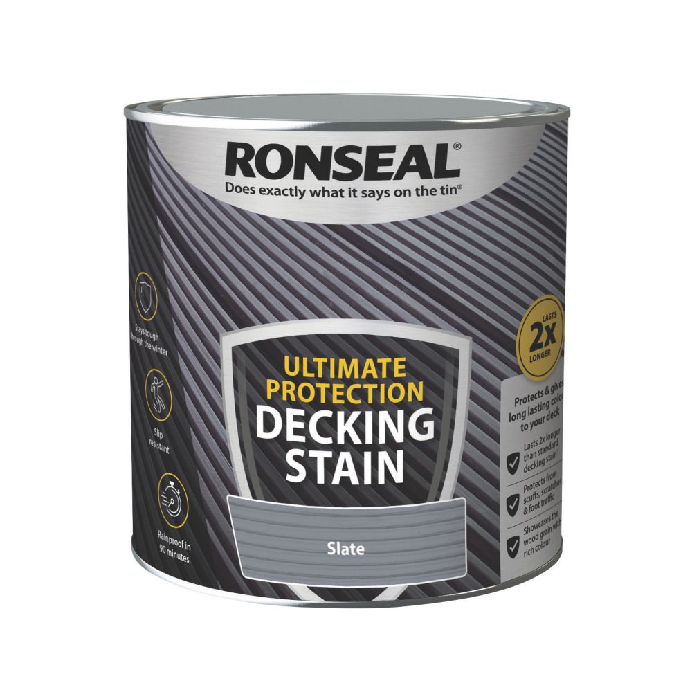 Ronseal Ultimate Protection Decking Stain Slate 2.5Ltr