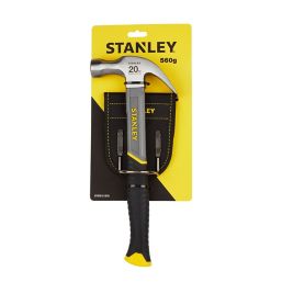 Stanley  Fibreglass Claw Hammer 20oz (0.57kg)