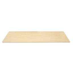 RB UK Woodgrain Twin Slot Shelves 800mm x 300mm x 19mm 2 Pack