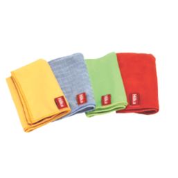 Hilka Pro-Craft Polyester & Nylon Microfibre Cloth Set 4 Pieces