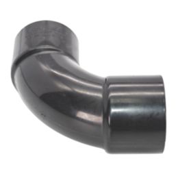 FloPlast Solvent Weld Waste Bend 92.5° Black 32mm 5 Pack