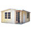 Shire Twyford 16' 6" x 15' 6" (Nominal) Reverse Apex Timber Log Cabin