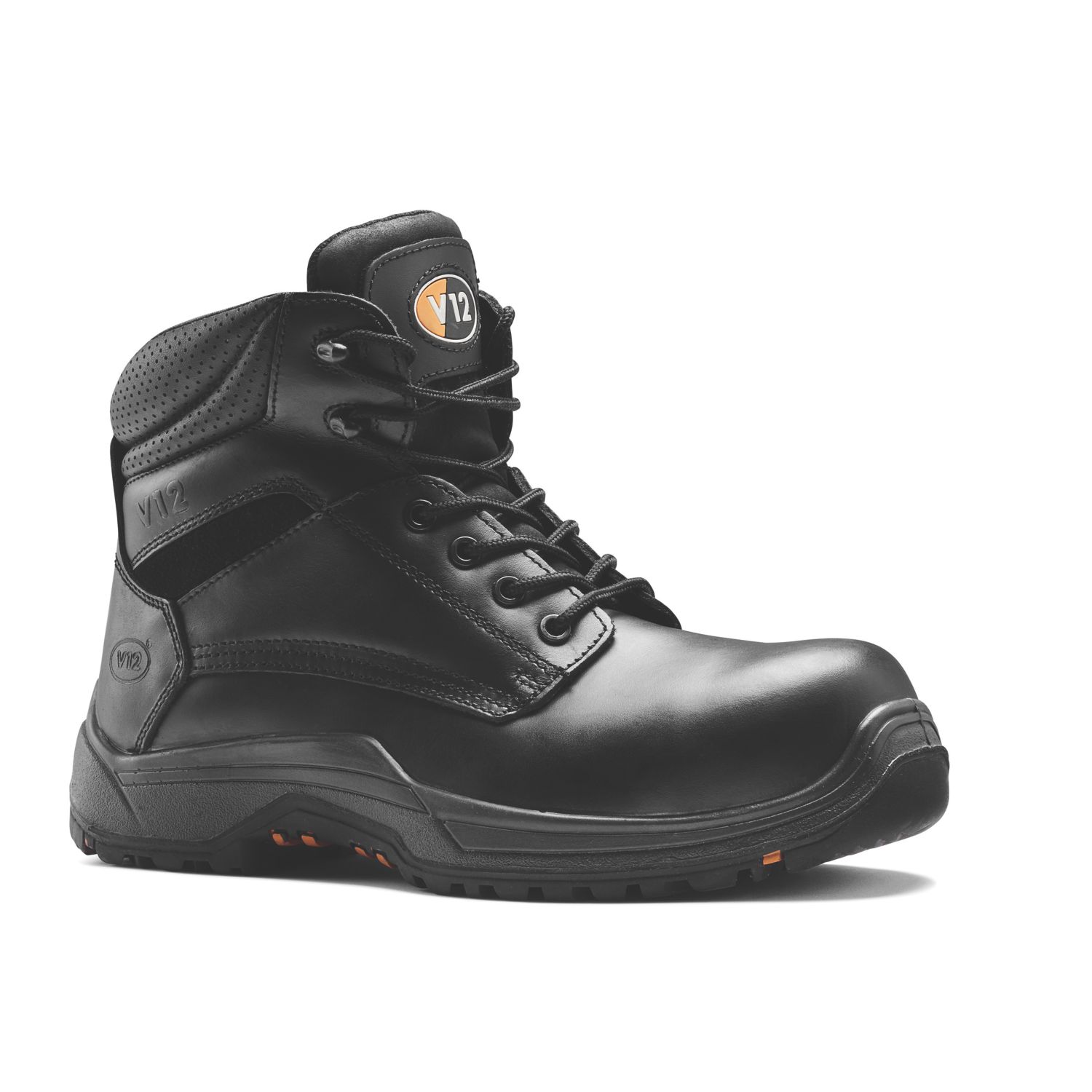 V12 Footwear Bison Size 16 Black Water-Resistant Safety Boots (250AU)
