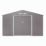 Rowlinson Trentvale 10' x 11' 6" (Nominal) Apex Metal Shed Light Grey