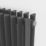 Ximax Aurora Duplex 600mm x 960mm 4642BTU Anthracite Horizontal Designer Radiator