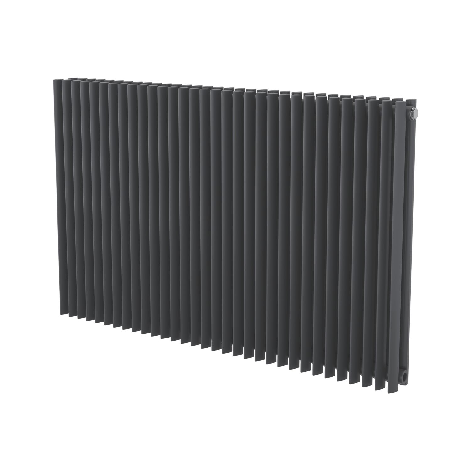 Ximax Aurora Duplex 600mm x 960mm 4642BTU Anthracite Horizontal Designer Radiator (250GL)