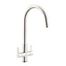 Streame by Abode Neo Dual-Handle Mono Mixer Brushed Nickel