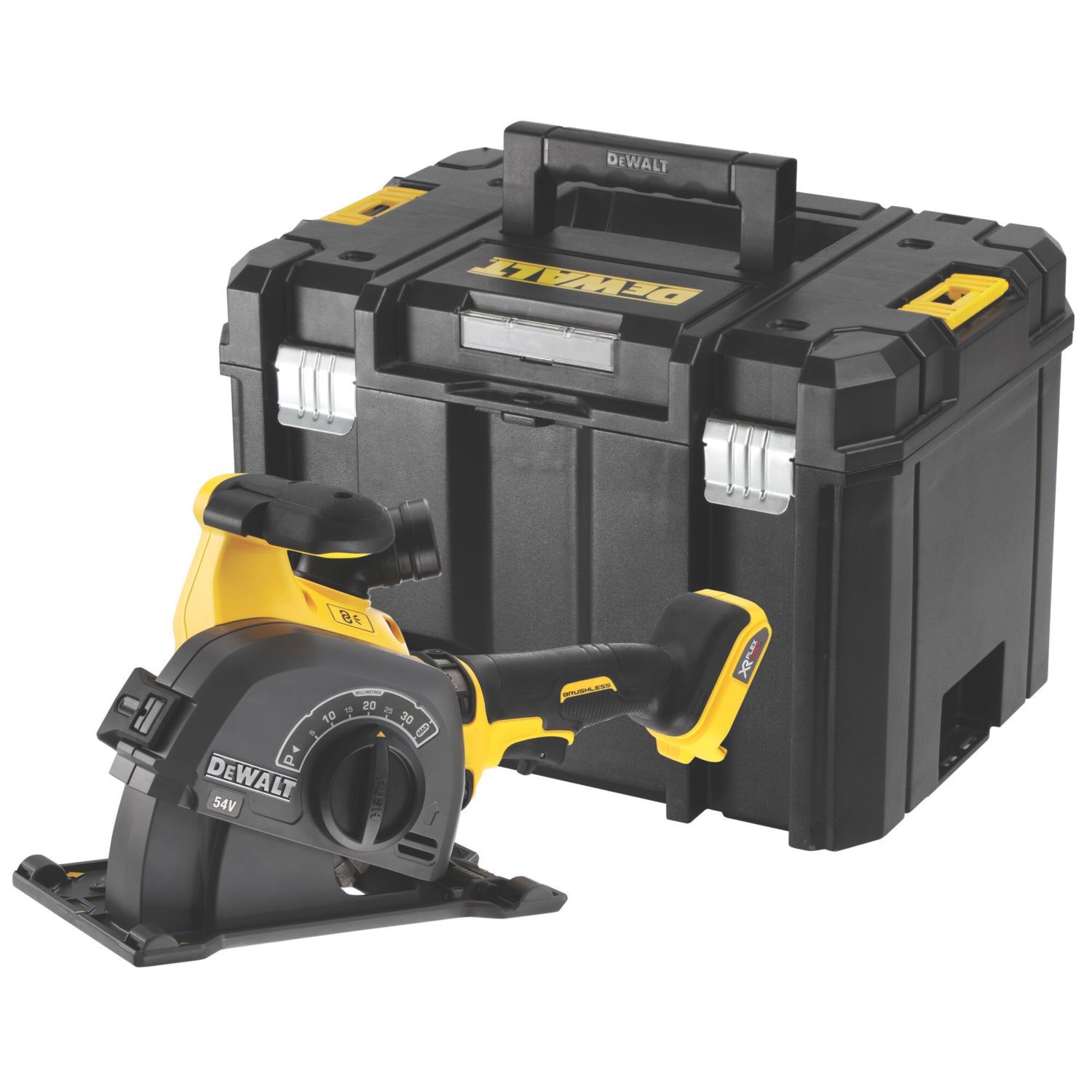 DEWALT DCG200NT-XJ 125mm 54V Li-Ion XR FlexVolt Brushless Cordless Wall Chaser - Bare (250KJ)